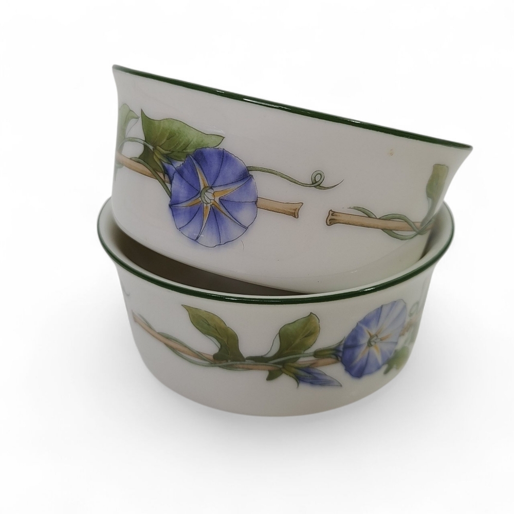 WEDGWOOD Blue Delphi Ramekins Set of 2 Vintage Discontinued